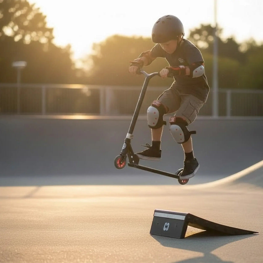 Mini Kicker (Foldable) Pro Scooter Ramp - Black