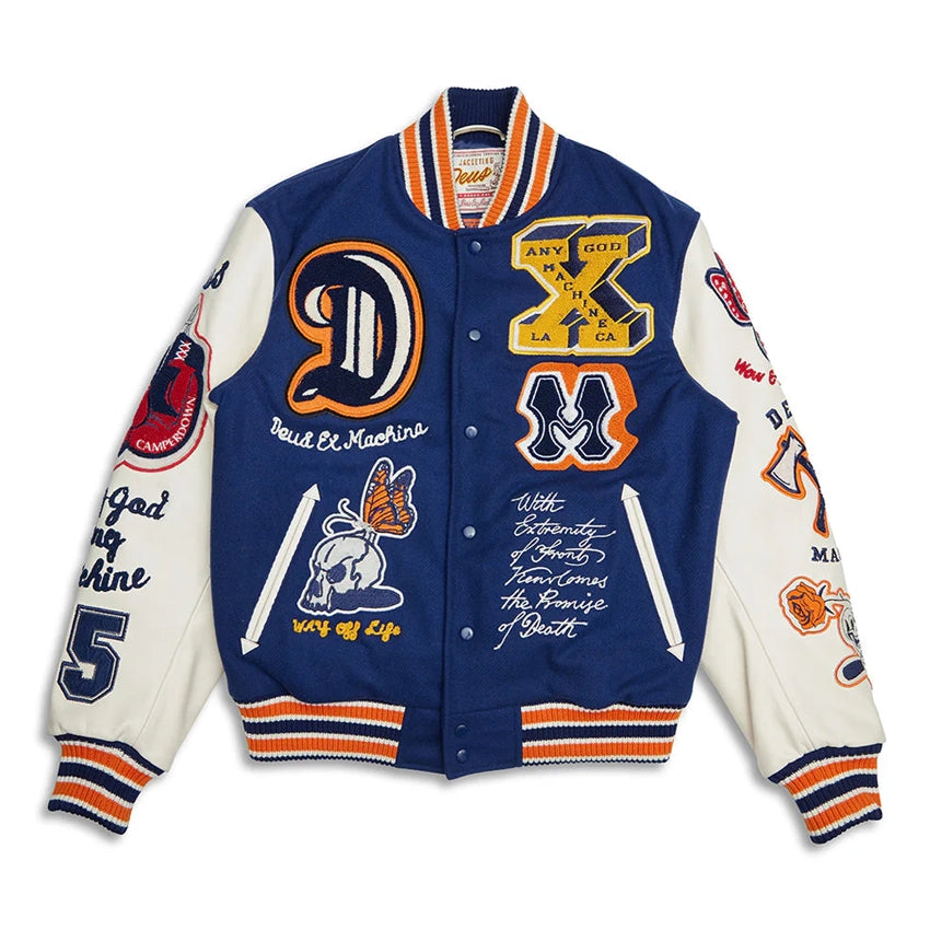 Amanita Varsity Jacket - Patriot Blue