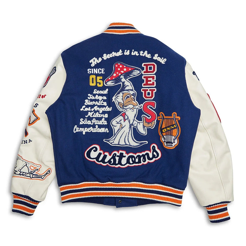 Amanita Varsity Jacket - Patriot Blue