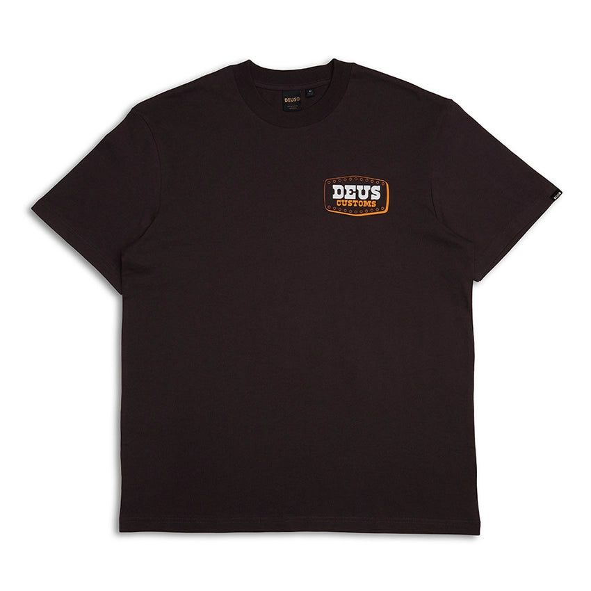 Buckle Up T-Shirt - Choc Brown