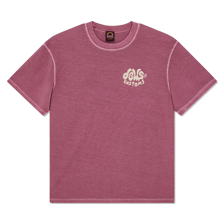 Debris Reverse Tee - Dry Rose