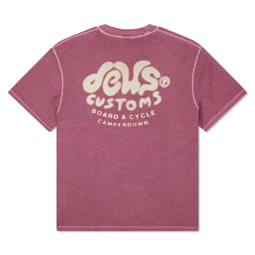 Debris Reverse Tee - Dry Rose