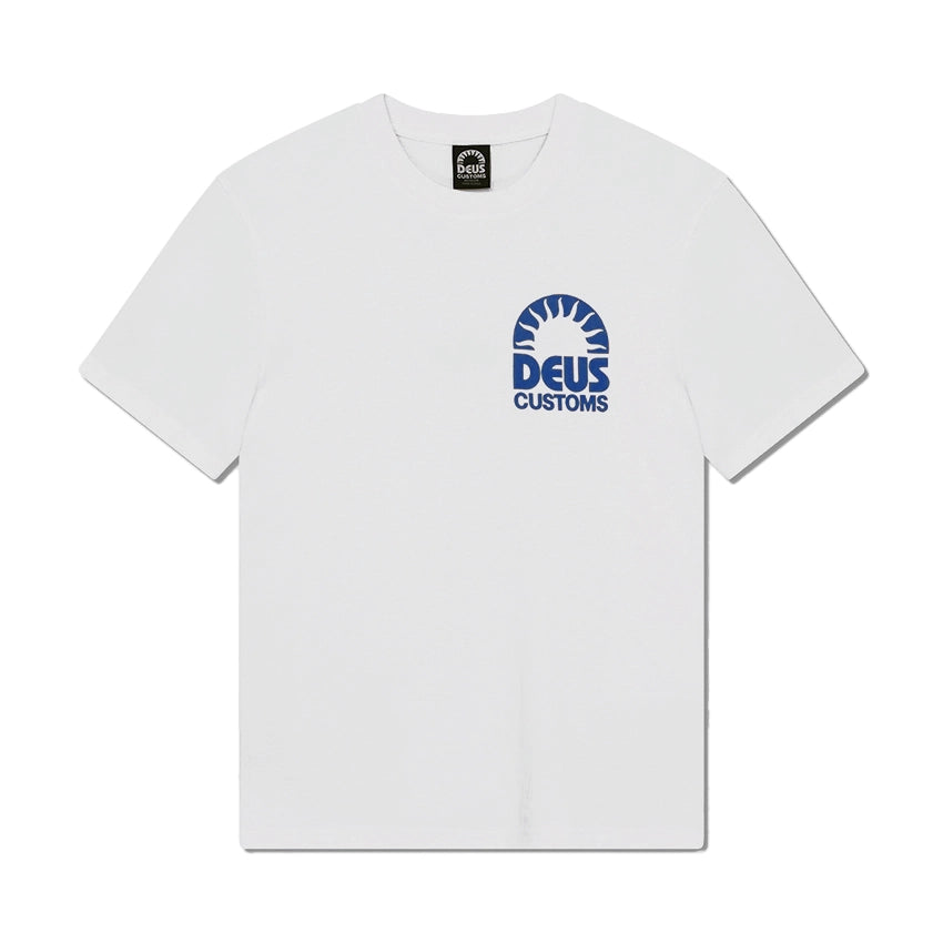 Melodies T-shirt - Vintage White / blue