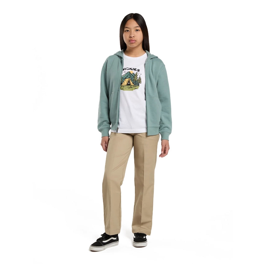 Kids Terry Full Zip Hoodie - Stormy Sea