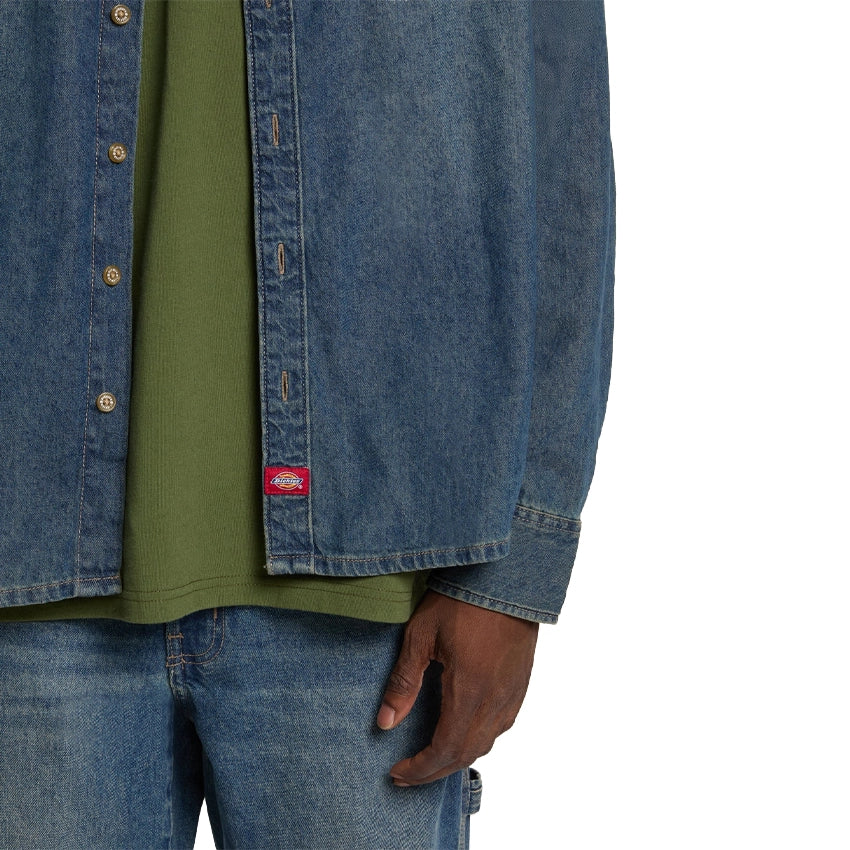 Lightweight Denim Shirt L - Khaki TNTD Blue