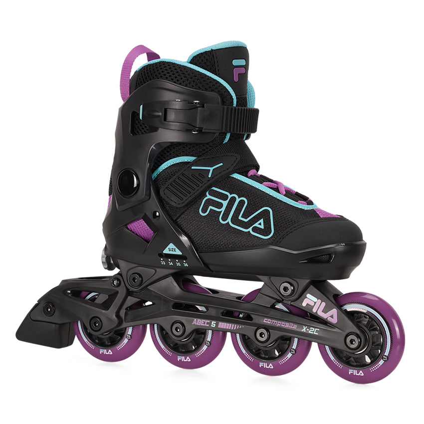 X 2.0 C Kids - Black/Violet/Deawater