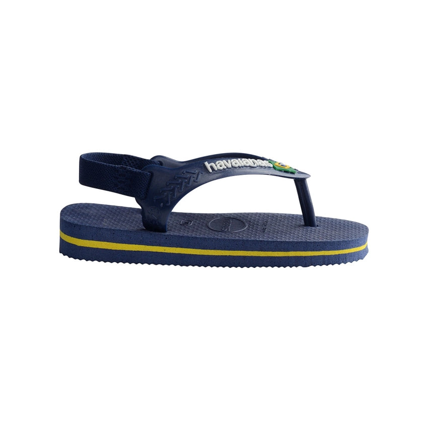 Baby Brasil Logo II - Navy Blue/Citrus Yellow