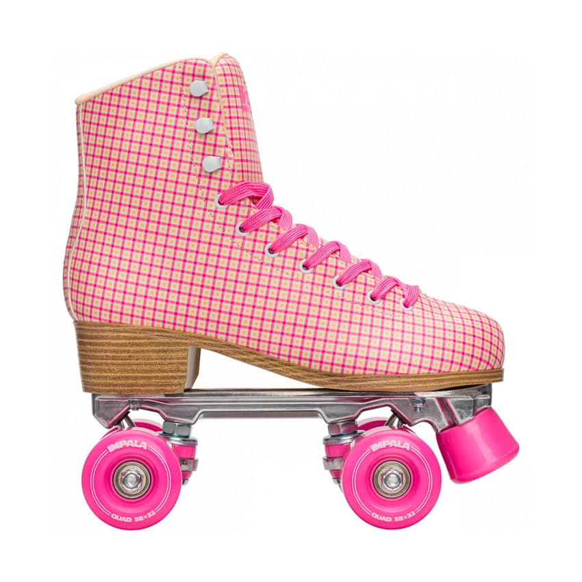 Rollerskates - Pink Tartan