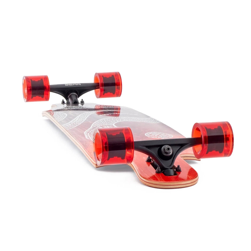 Drop Cat 38" Drop Through Longboard Complete - Python