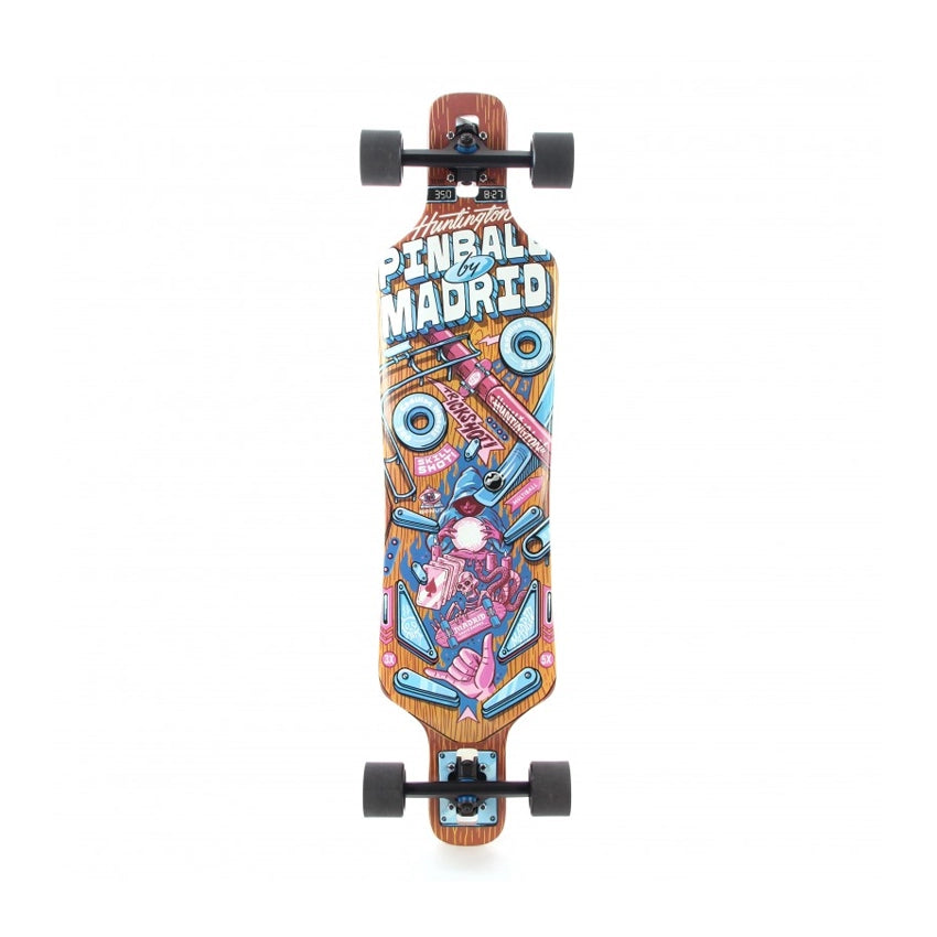 Pinball Wizard 39" Drop Through Longboard Complete