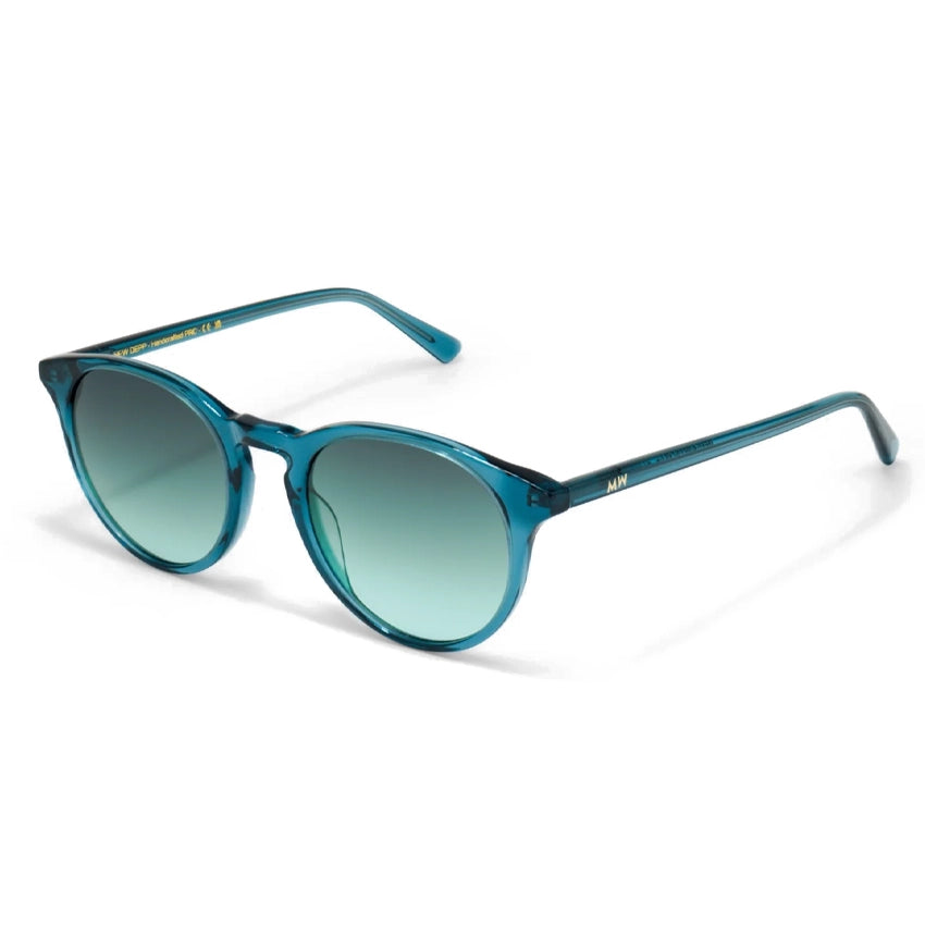 New Depp Zonnebril - Turquoise Gradient Green