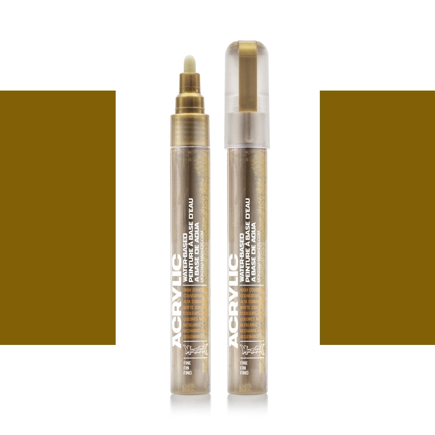 Acrylic Marker 2mm - Gold Matt