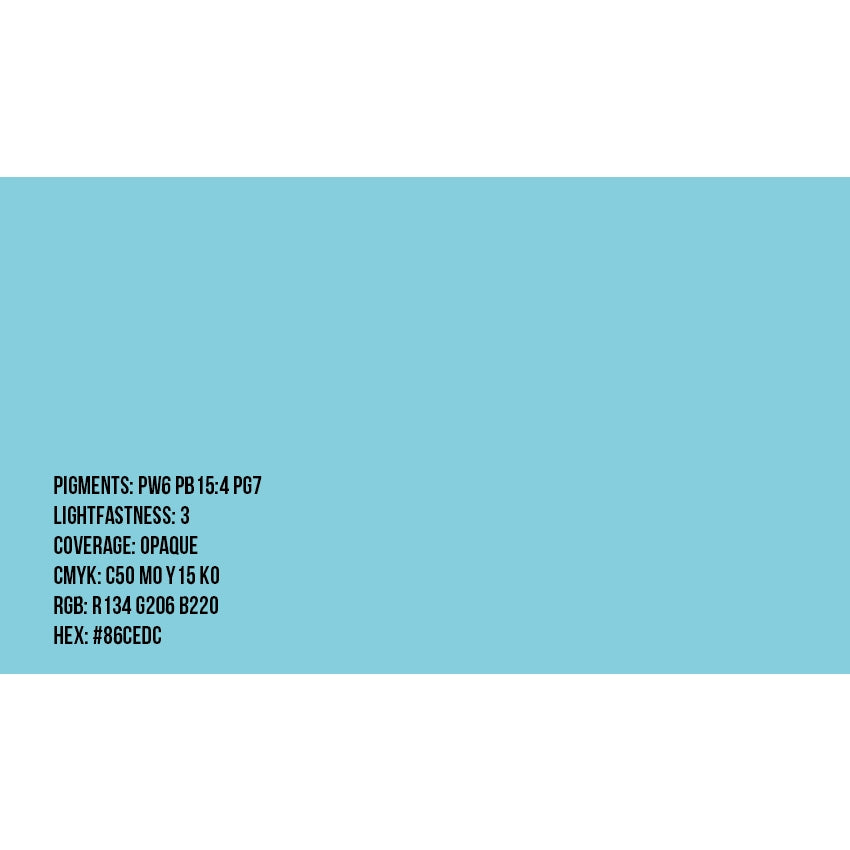 Black 400ml - BLKTR5010 True Cyan 50%