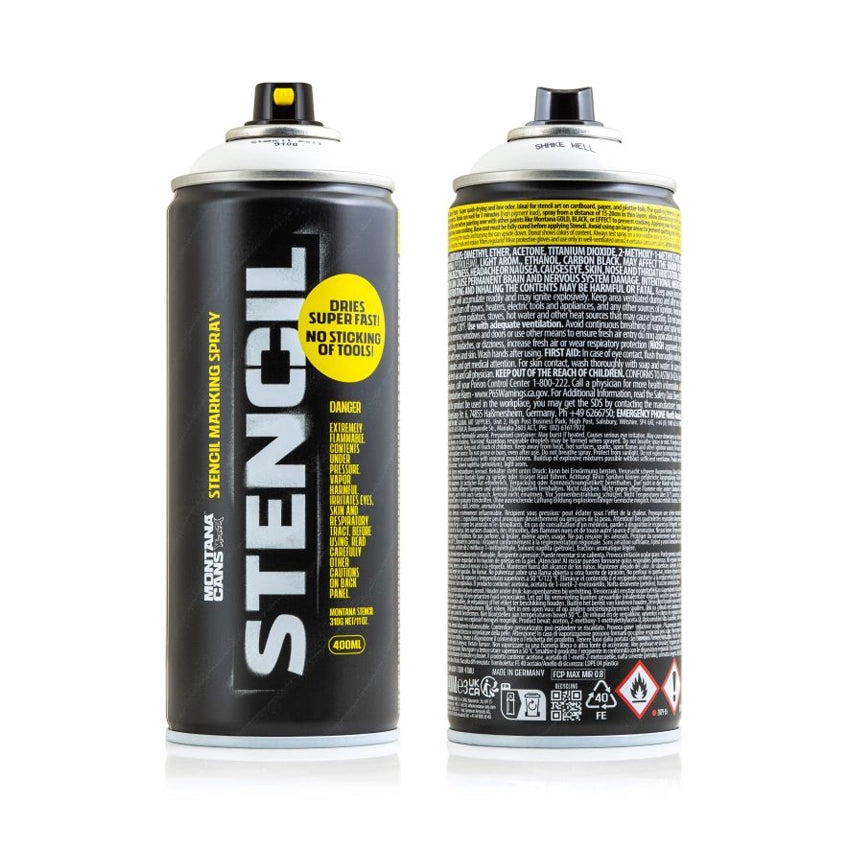 Stencil Spray 400ml - 9000 White