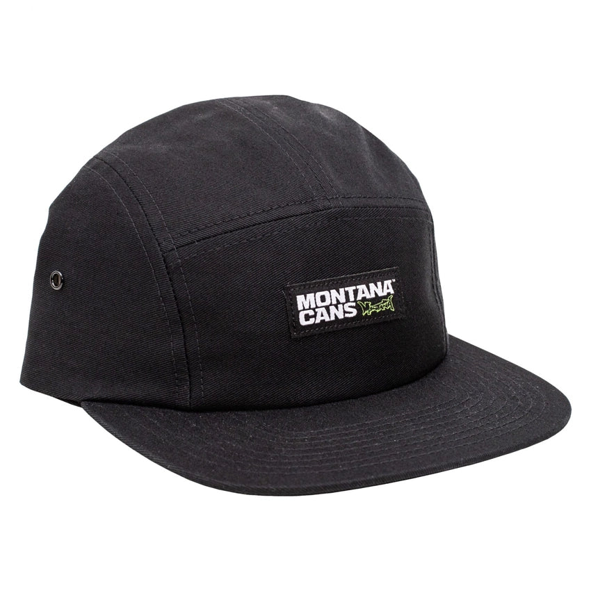 Typo Logo 5-Panel Cap - Black