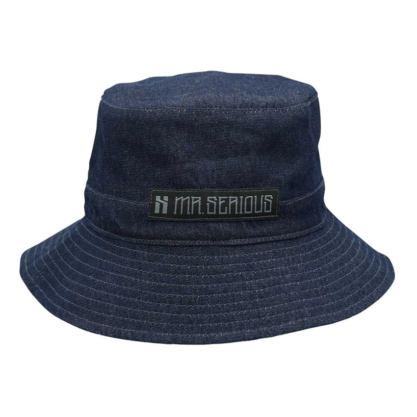 Reversible Bucket Hat - Blue/Light Blue Denim