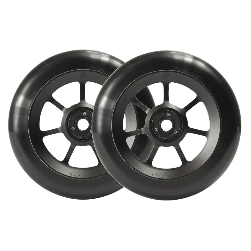 Profile 110mm Stuntstep Wielen (2-Pack) - Zwart