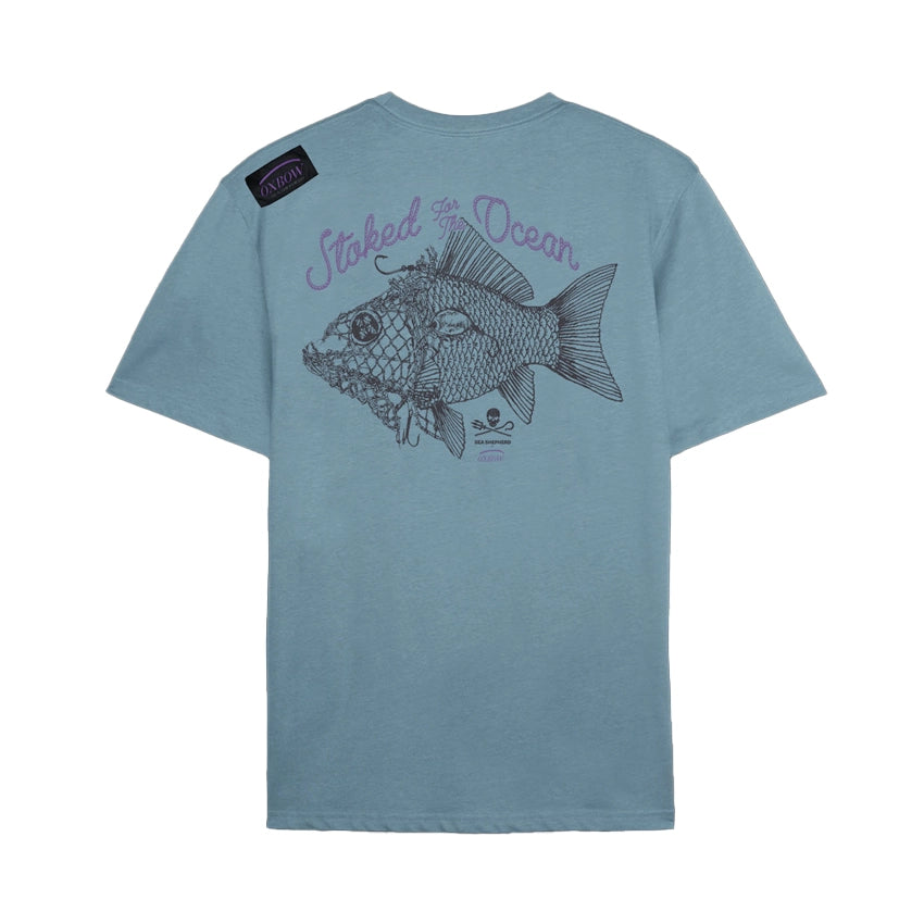 Fish T-shirt - Stone Blue