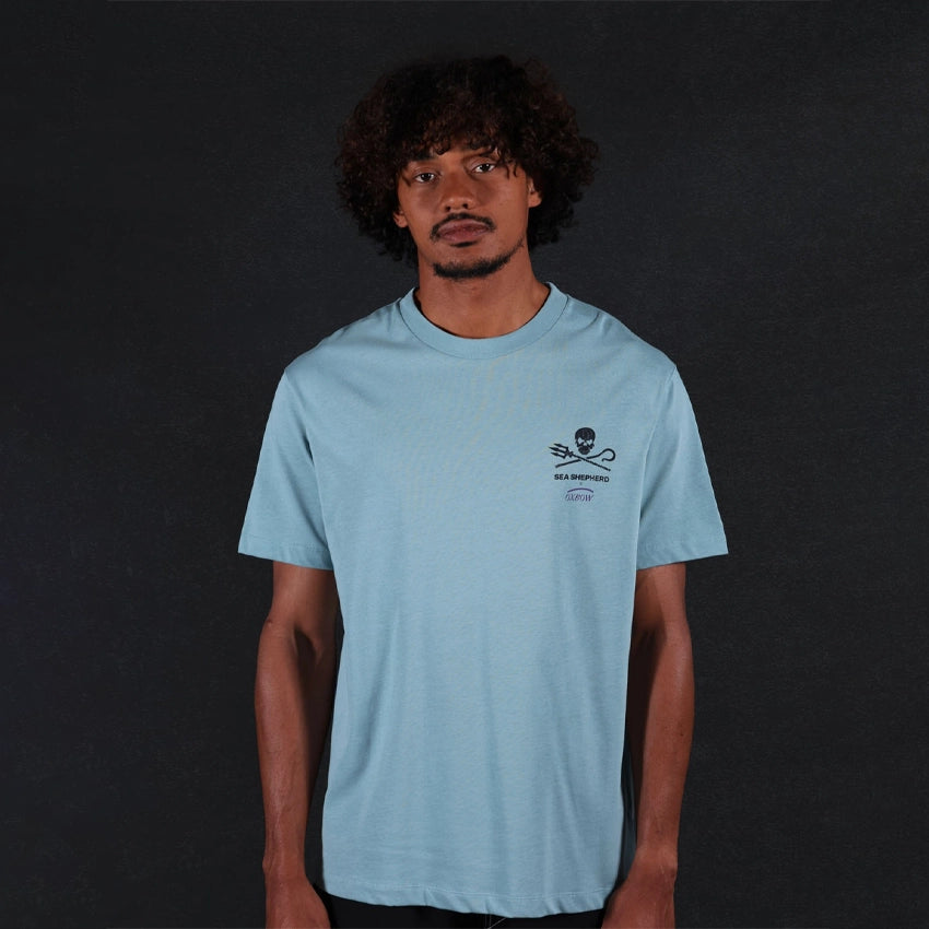 Fish T-shirt - Stone Blue