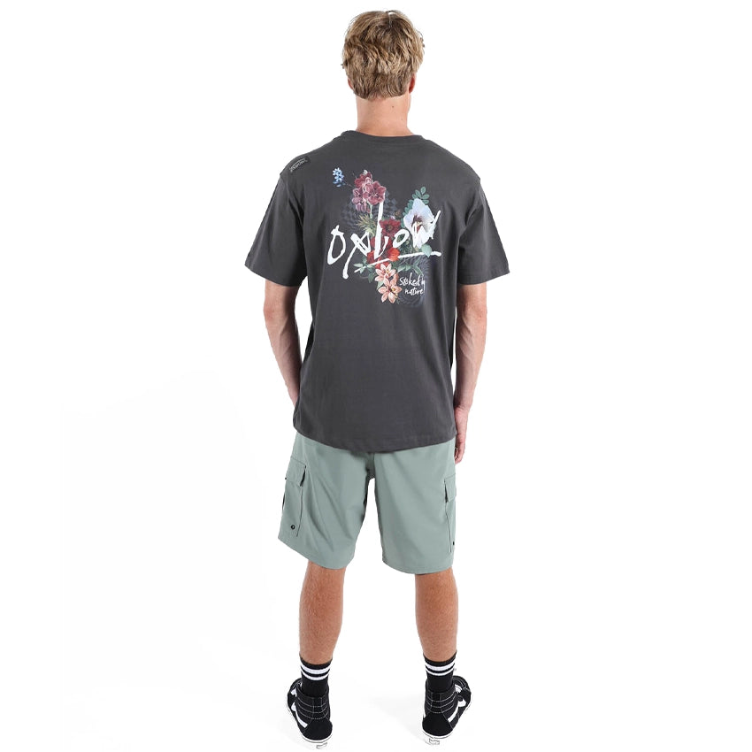 Hellflo T-shirt - Caviar