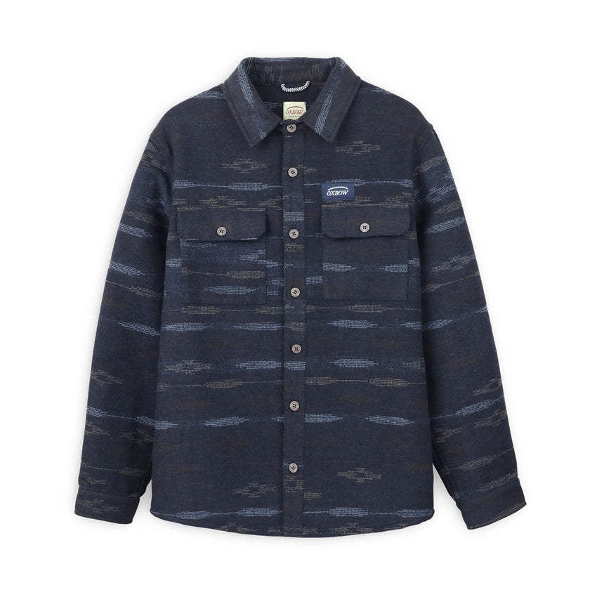 Jacquard Nightfall Overhemd - Deep Marine