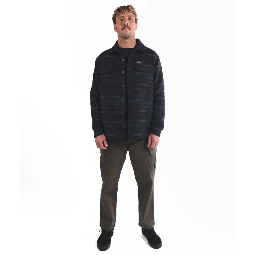 Jacquard Nightfall Overhemd - Deep Marine