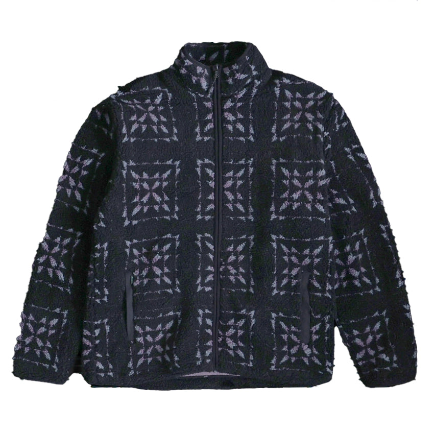 Liam Warr Quarter Zip Polar Fleece - Black