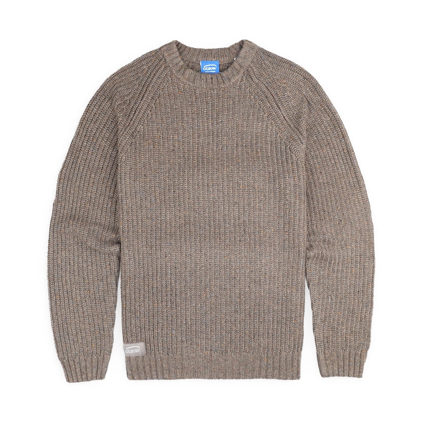 Neps Raglan Crew Sweater - Pebble Heather
