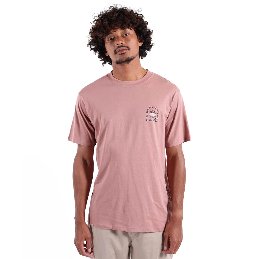 Stoked T-shirt - Dusty Rose