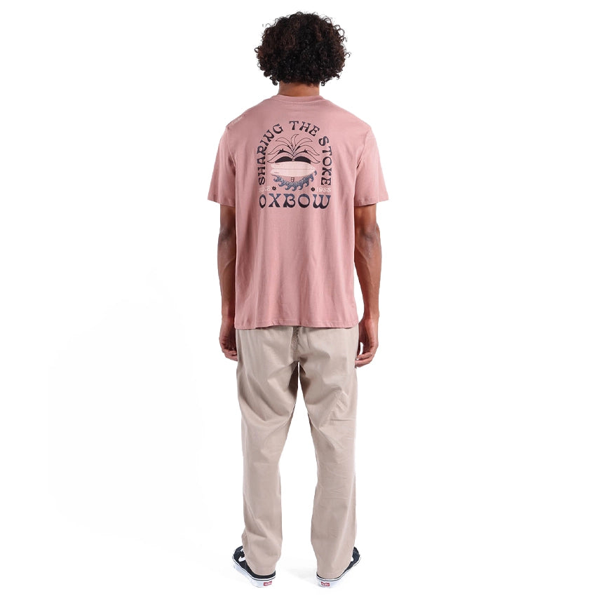 Stoked T-shirt - Dusty Rose