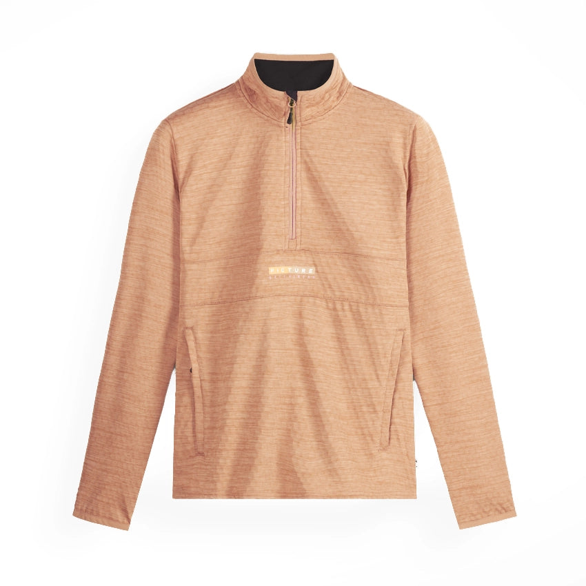 Tahita 1/4 Grid Fleece - Latte