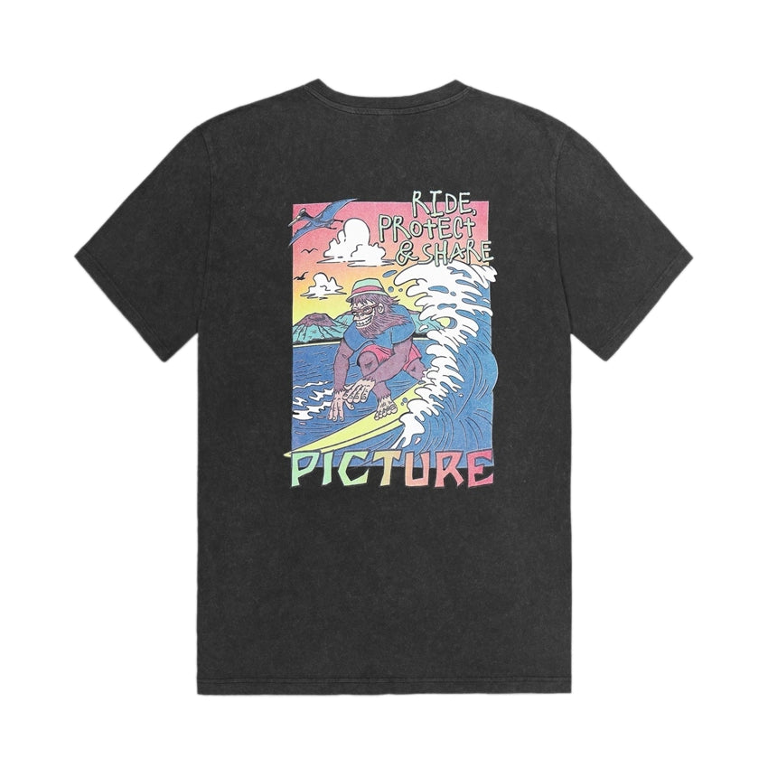 Tsunami T-Shirt - Black Washed