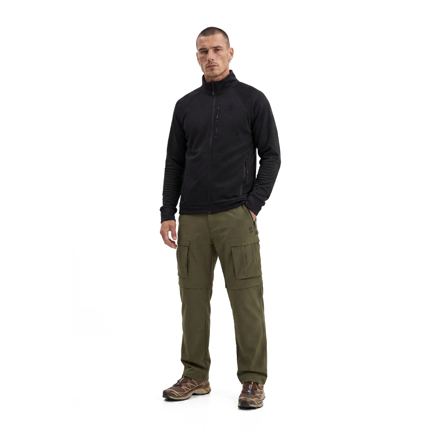 FS Waffle Jacket Men - Black