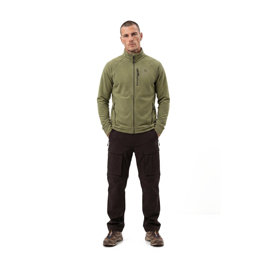 FS Waffle Jacket Men - Olive Green