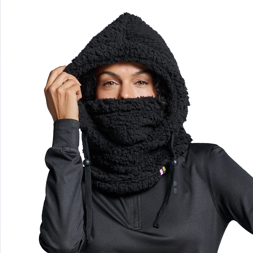 Fluffy Balaclava - Black