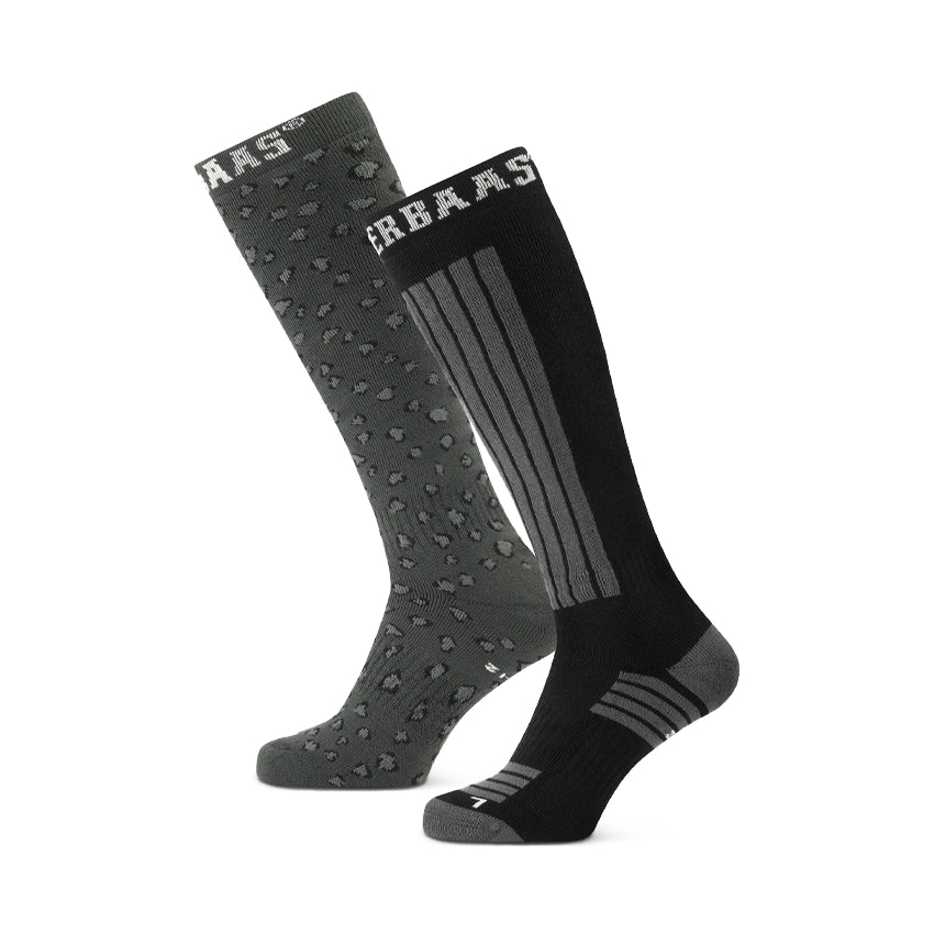 Ski Socks (2-pack) - Panther Black