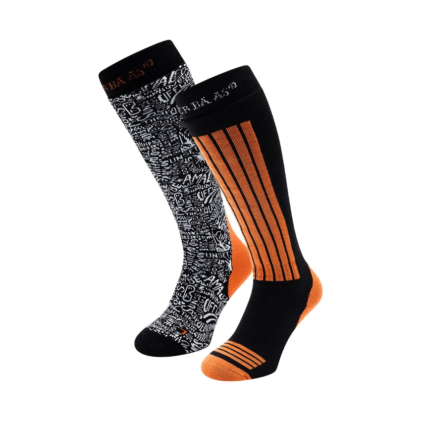 Ski Socks (2-pack) - Orange