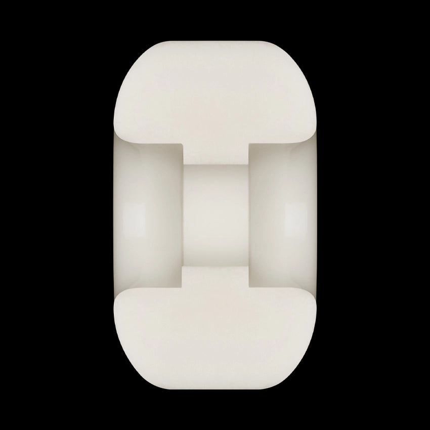 Dragon Dragons 52mm x 31mm 93A V1 Skateboard Wielen (4-pack) - White