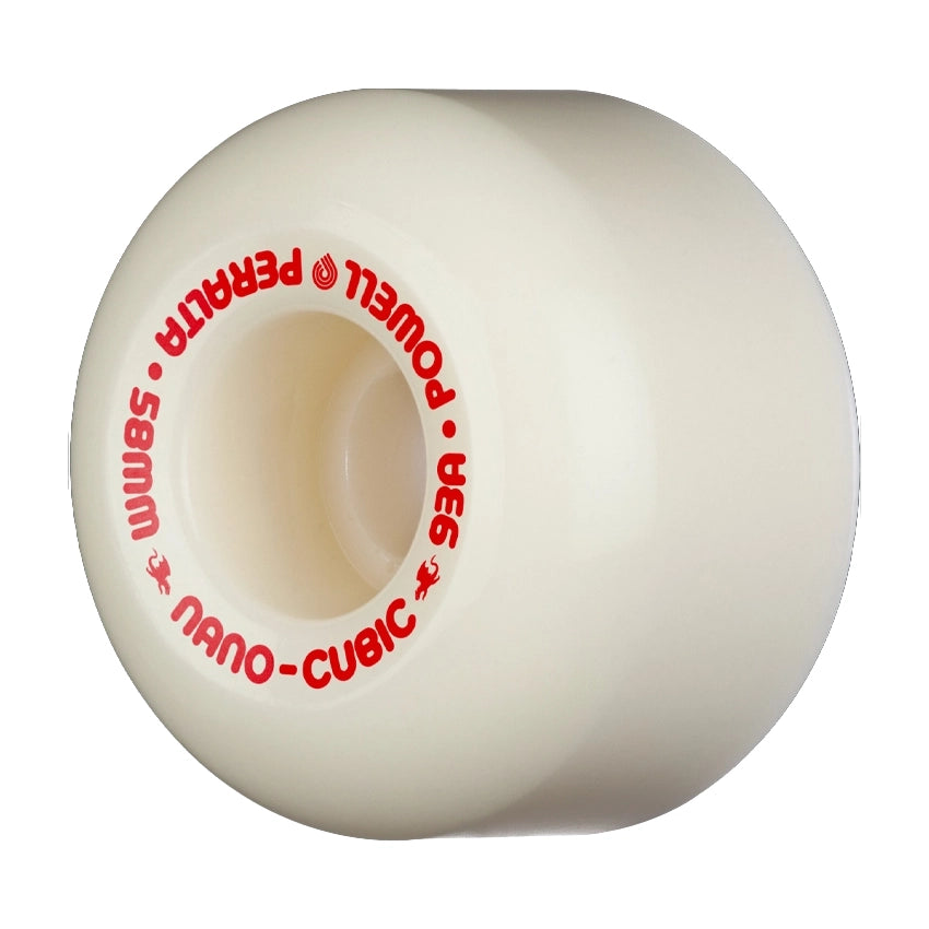 Dragon Nano-Cubic 58mm x 37mm 93A Skateboard Wielen (4-pack) - Off White