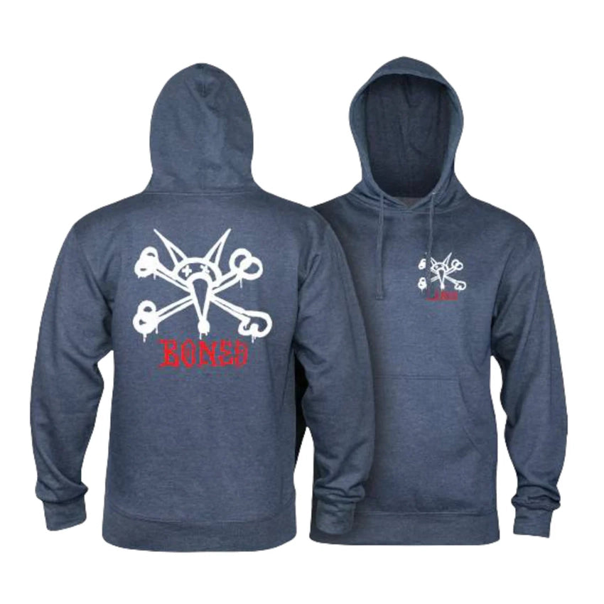 Rat Bones Mid Weight Hoodie - Navy Heather