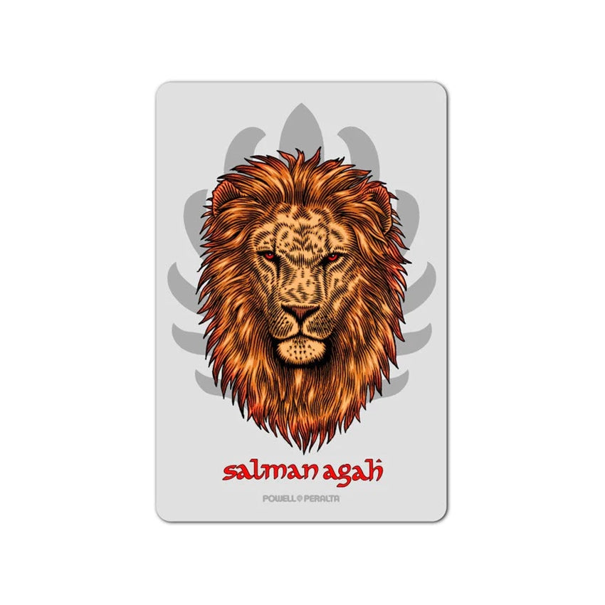 Salman Agah Lion 4.5" Sticker