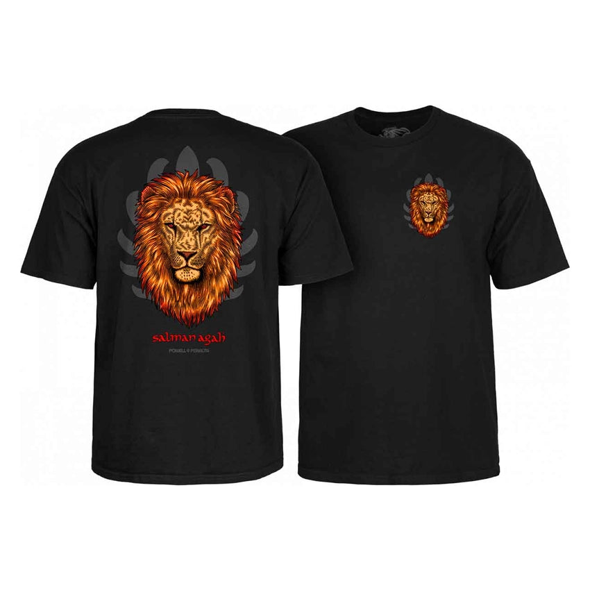 Salman Agah Lion T-Shirt - Black