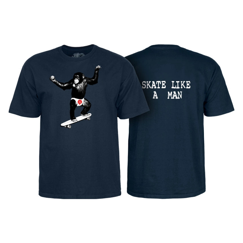 Skate Chimp T-shirt - Navy