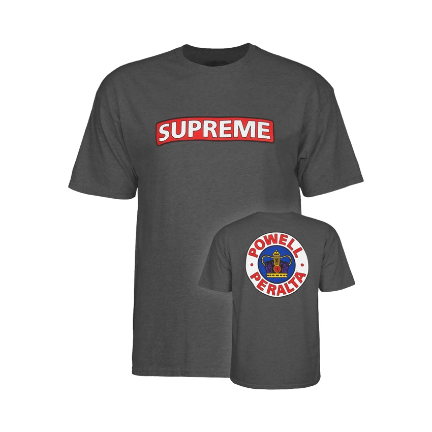 Supreme T-shirt - Charcoal Heather