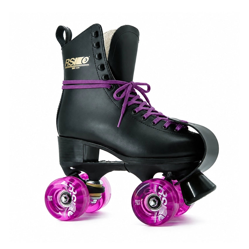 65mm Deluxe Rollerskates - Zwart