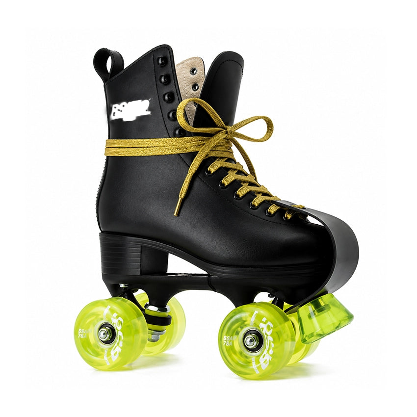 65mm Deluxe Rollerskates - Zwart