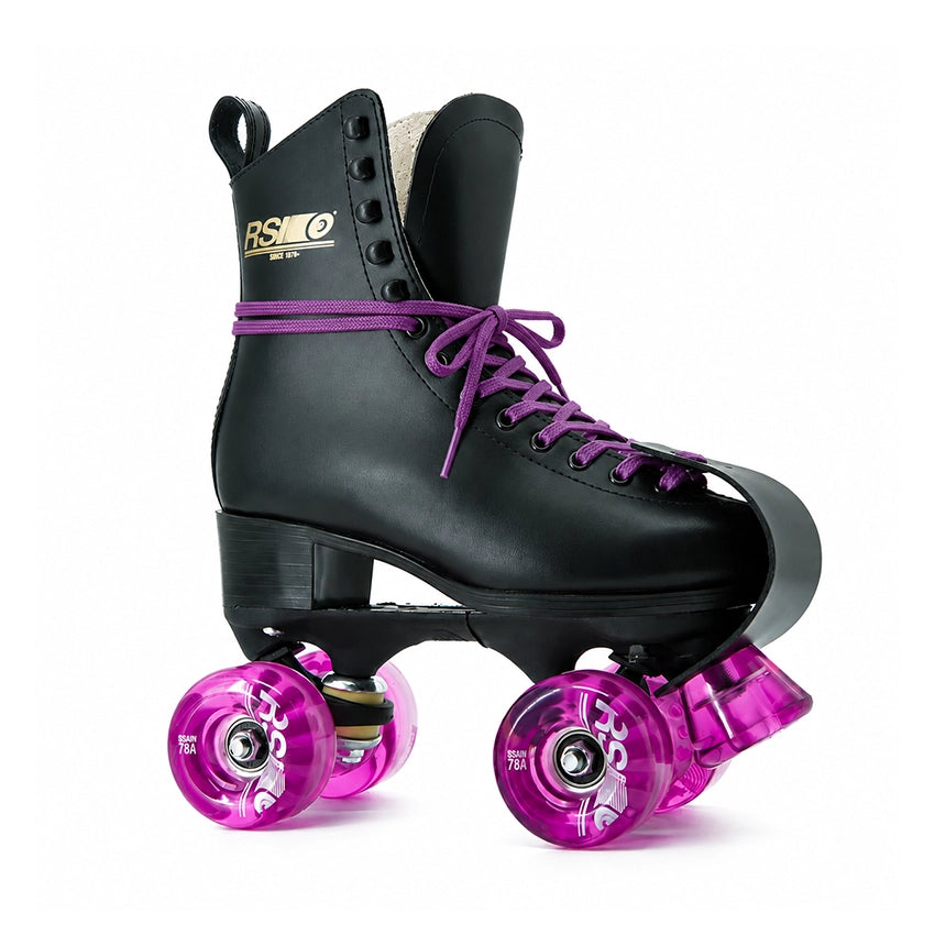 65mm Deluxe Rollerskates - Zwart