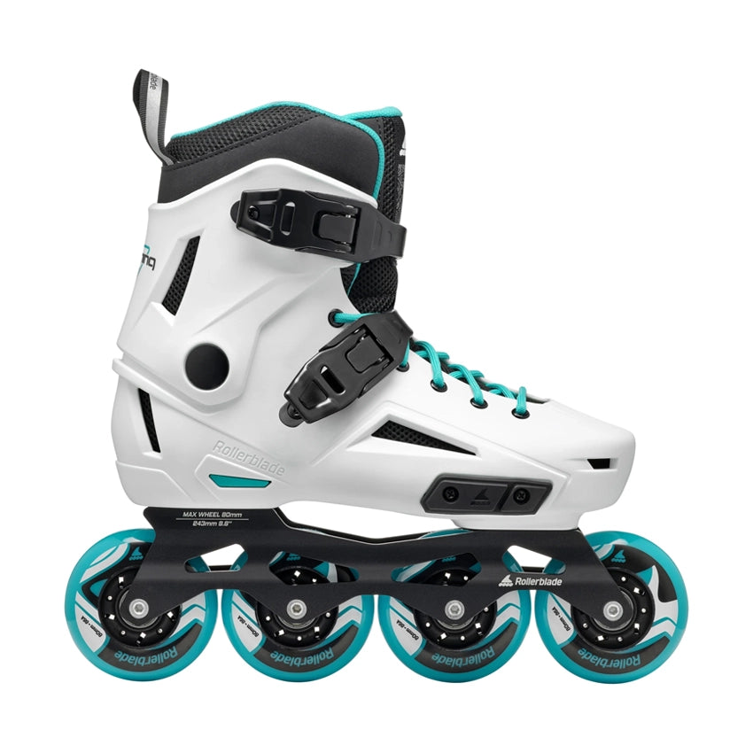 Lightning W - White/Aqua