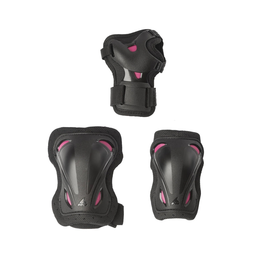 Skate Gear W 3 Pack - Black/Raspberry