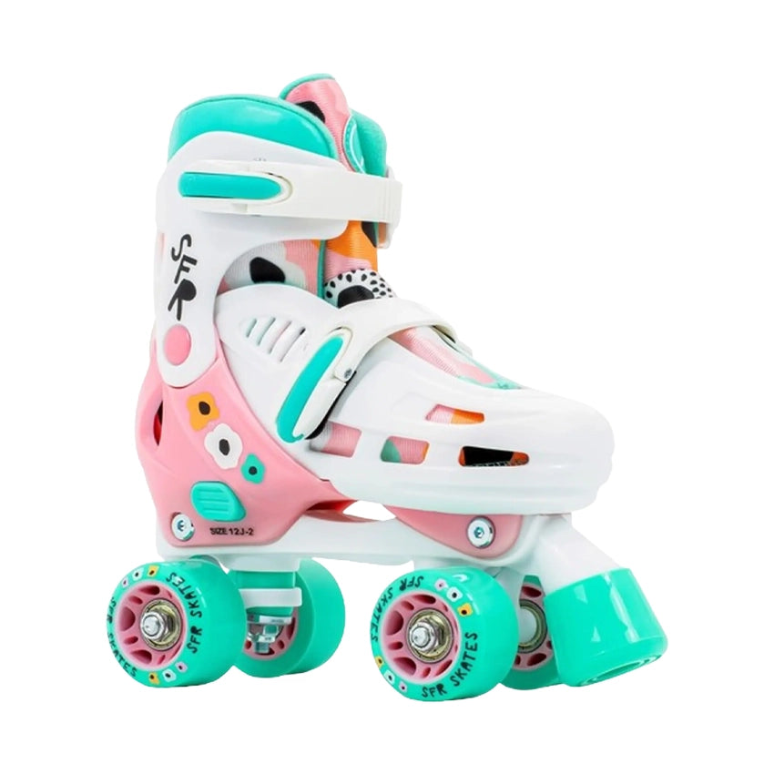 Storm V Adjustable Quad Skates - Flower